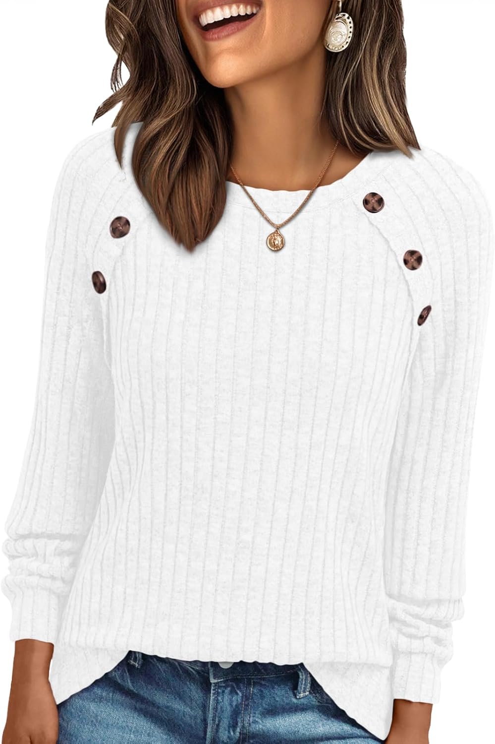 AUTOMET Womens Long Sleeve T Shirts Casual Tunic Work Tops Spring Plus Size Sweaters Date Night Outfit 2026 Dressy Blouse