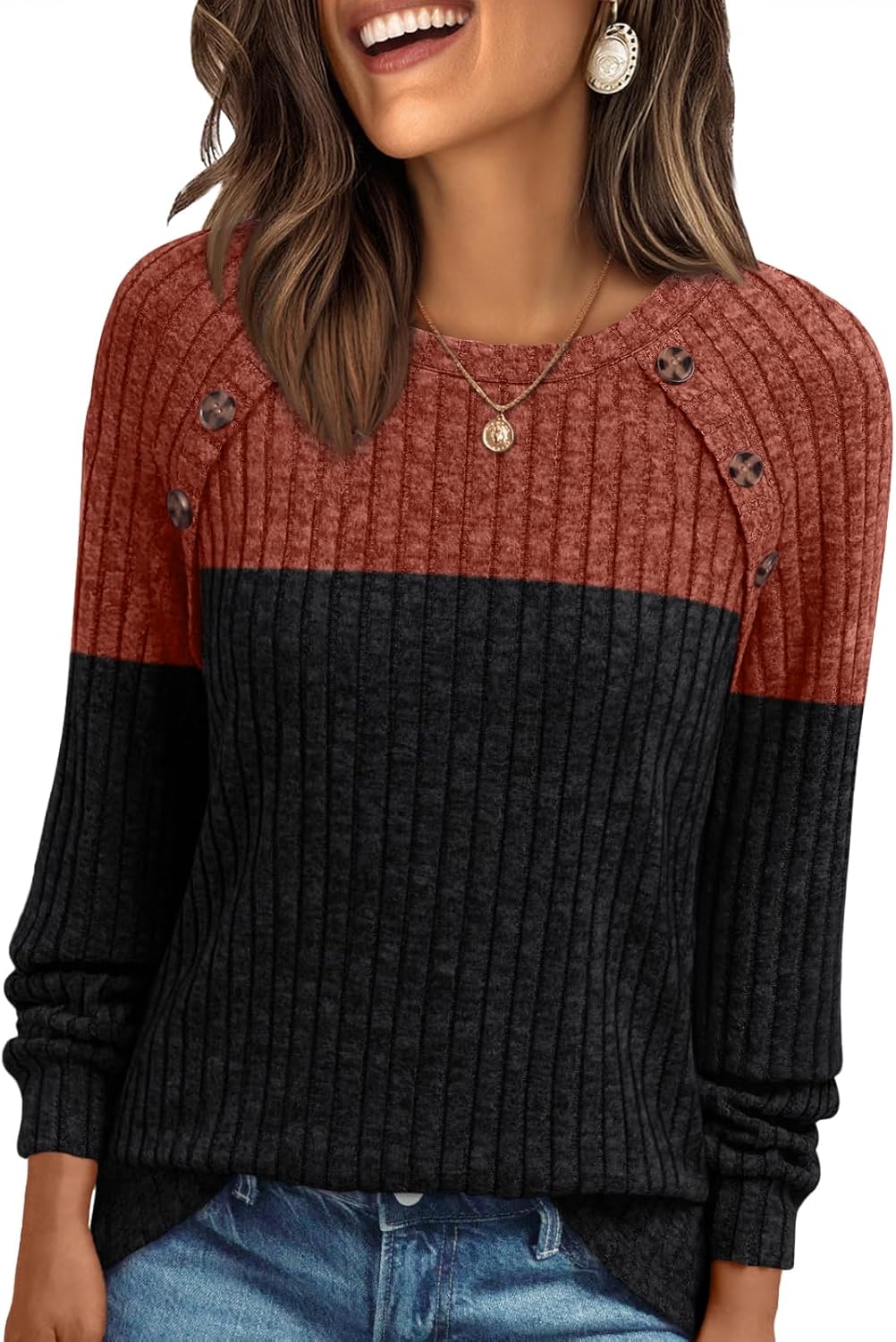 AUTOMET Womens Long Sleeve T Shirts Casual Tunic Work Tops Spring Plus Size Sweaters Date Night Outfit 2026 Dressy Blouse