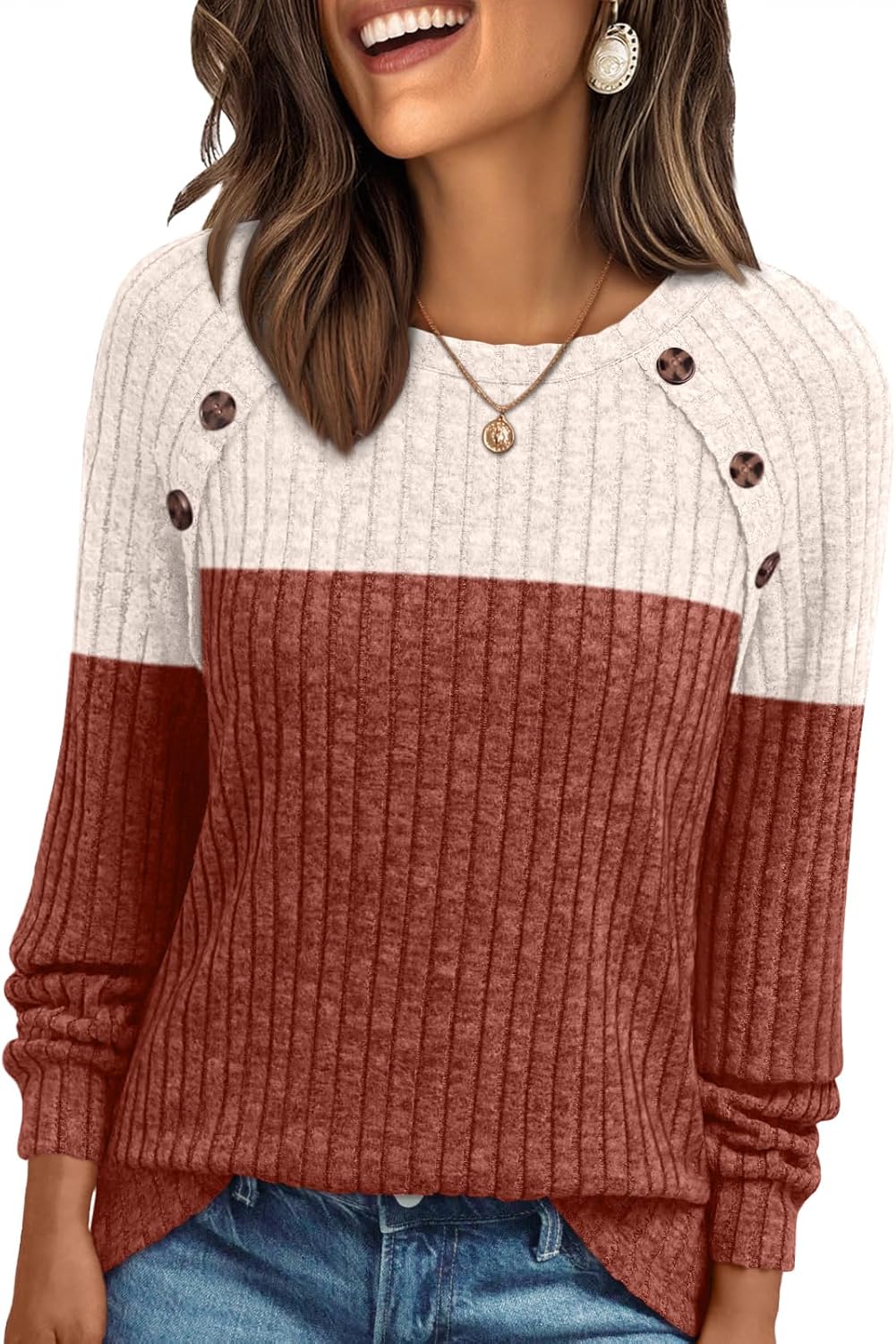 AUTOMET Womens Long Sleeve T Shirts Casual Tunic Work Tops Spring Plus Size Sweaters Date Night Outfit 2026 Dressy Blouse