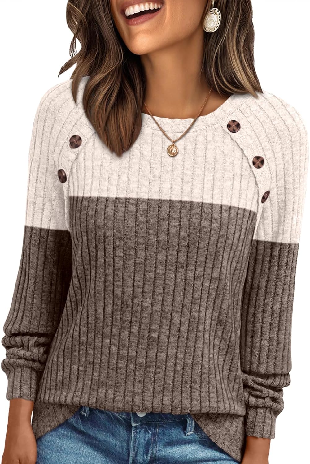 AUTOMET Womens Long Sleeve T Shirts Casual Tunic Work Tops Spring Plus Size Sweaters Date Night Outfit 2026 Dressy Blouse