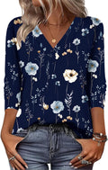 Zeagoo Women Long Sleeve Tops Dressy Casual V Neck Tshirts Basics Tee 2025 Fall Trendy Clothes S-2XL