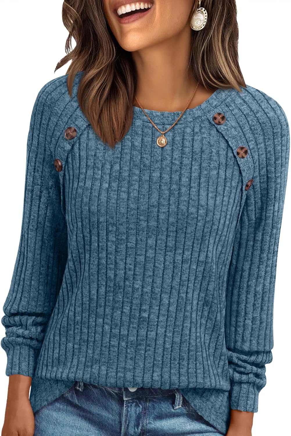 AUTOMET Womens Long Sleeve T Shirts Casual Tunic Work Tops Spring Plus Size Sweaters Date Night Outfit 2026 Dressy Blouse