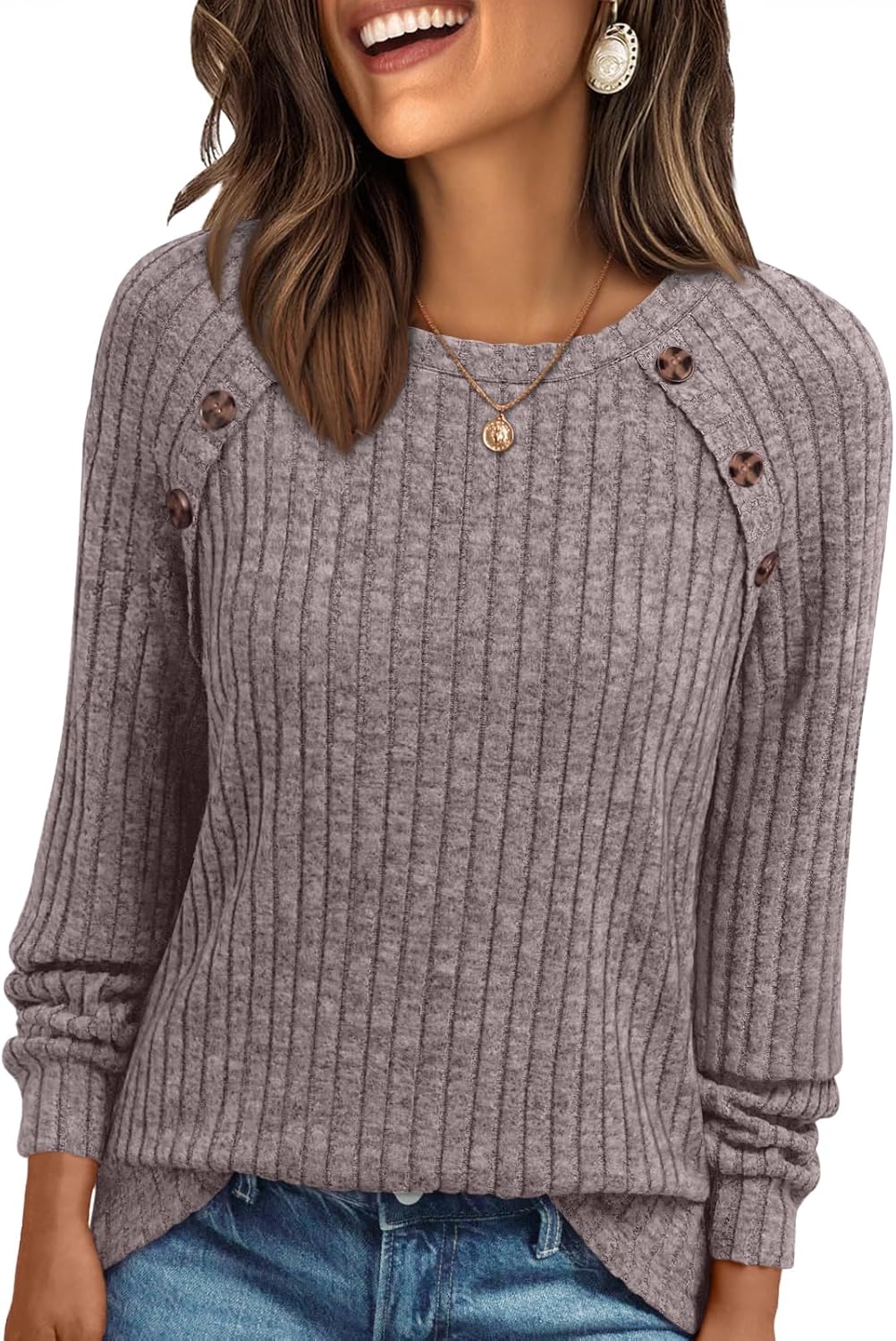 AUTOMET Womens Long Sleeve T Shirts Casual Tunic Work Tops Spring Plus Size Sweaters Date Night Outfit 2026 Dressy Blouse